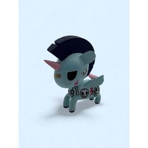 Pogo Tokidoki Unicorno Series 1 Punk Rock Blue Vinyl Unicorn Rare Retired Figure